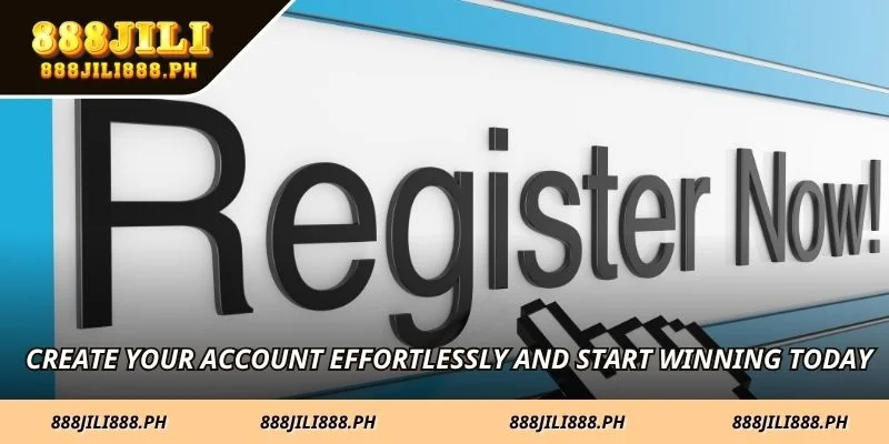 Create your account effortlessly and start winning today