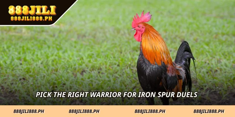 Pick the right warrior for iron spur duels