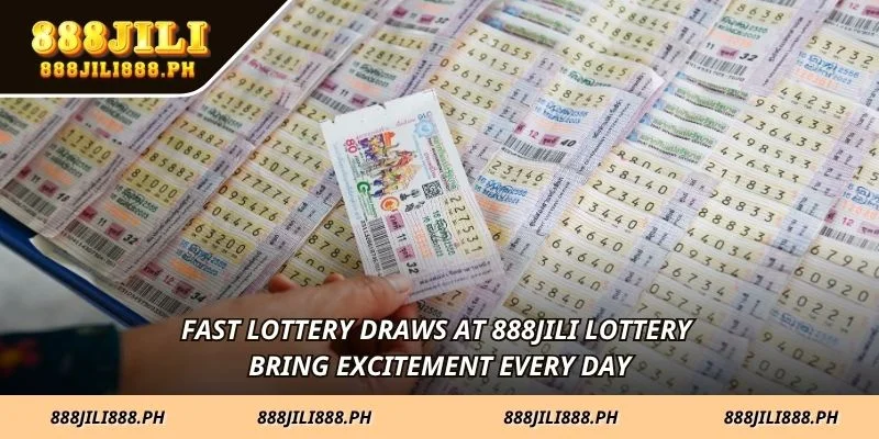 Fast lottery draws at 888JILI Lottery bring excitement every day