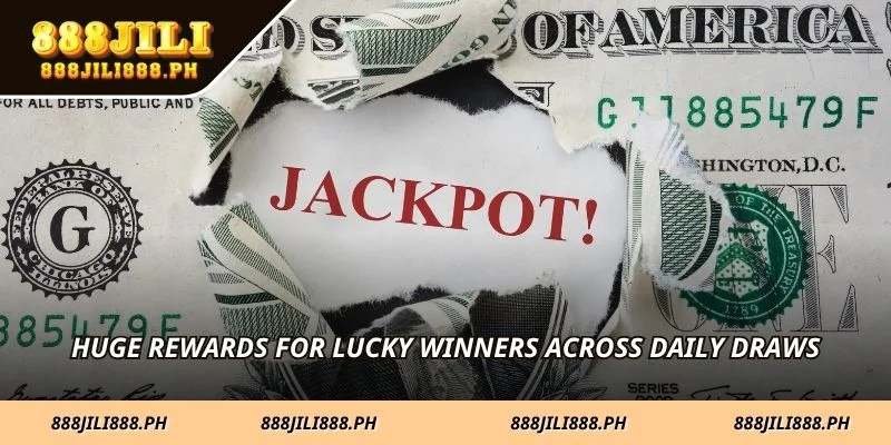 Huge rewards for lucky winners across daily draws