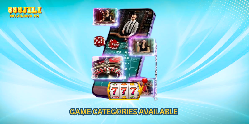 Game Categories Available